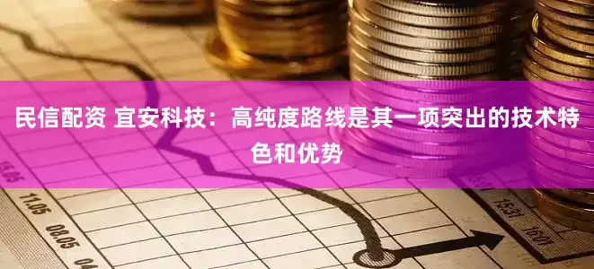 民信配资 宜安科技：高纯度路线是其一项突出的技术特色和优势